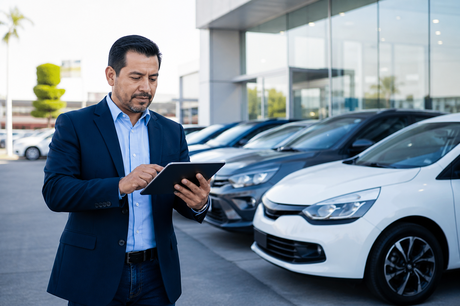 Agencia de autos utilizando CarCheck